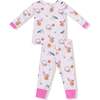 Long Sleeve Loungewear Set Basketball Pink - Mixed Apparel Set - 1 - thumbnail