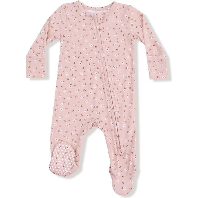 2 Way Zipper Footie Carrie Floral, Viscose from Bamboo