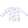 Loungewear Set Farm Toile, Blue - Mixed Apparel Set - 2