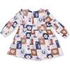 Ruffle Long Sleeve Bubble with Skirt Patchwork Cowgirl - Dresses - 2