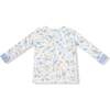 Long Sleeve Loungewear Set Sweet Rose Calico - Mixed Apparel Set - 2