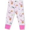 Long Sleeve Loungewear Set Basketball Pink - Mixed Apparel Set - 3
