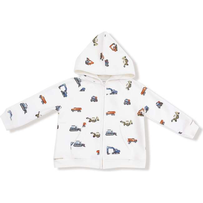 Zip Hoodie and Jogger Set Construction Vehicles, French Terry - Mixed Apparel Set - 2