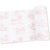 Swaddle Blanket Farm Toile, Pink - Swaddles - 1 - thumbnail
