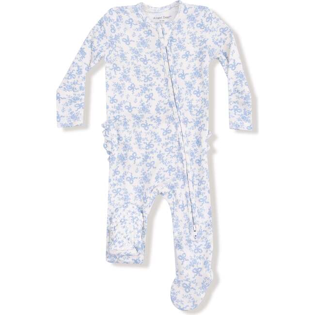 2 Way Zipper Ruffle Back Footie Romi Floral