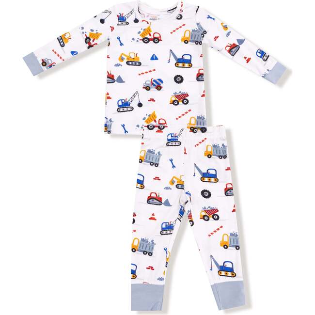 Long Sleeve Loungewear Set Crayon Construction
