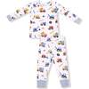 Long Sleeve Loungewear Set Crayon Construction - Mixed Apparel Set - 1 - thumbnail