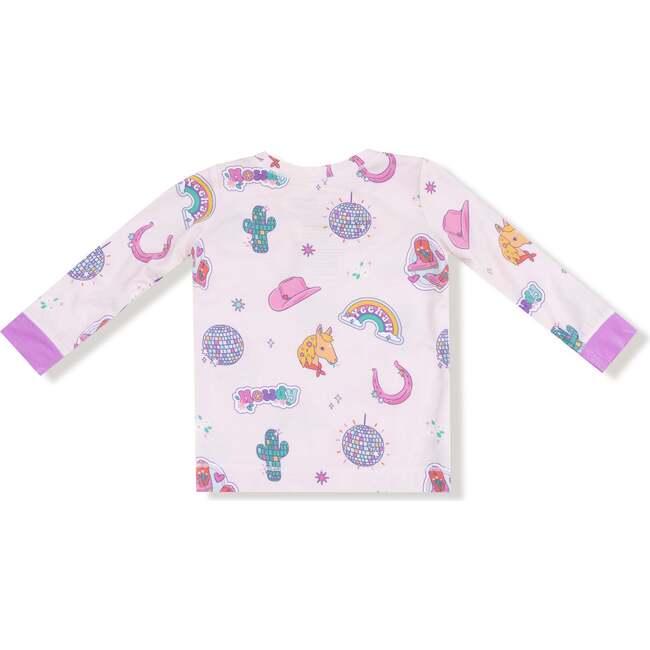 Long Sleeve Loungewear Set Disco Cowgirl - Mixed Apparel Set - 2