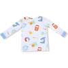 Long Sleeve Loungewear Set Future Scientist, Blue - Mixed Apparel Set - 3