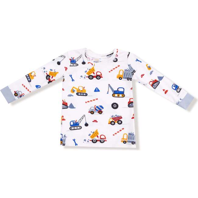Long Sleeve Loungewear Set Crayon Construction - Mixed Apparel Set - 2