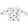 Long Sleeve Loungewear Set Crayon Construction - Mixed Apparel Set - 2