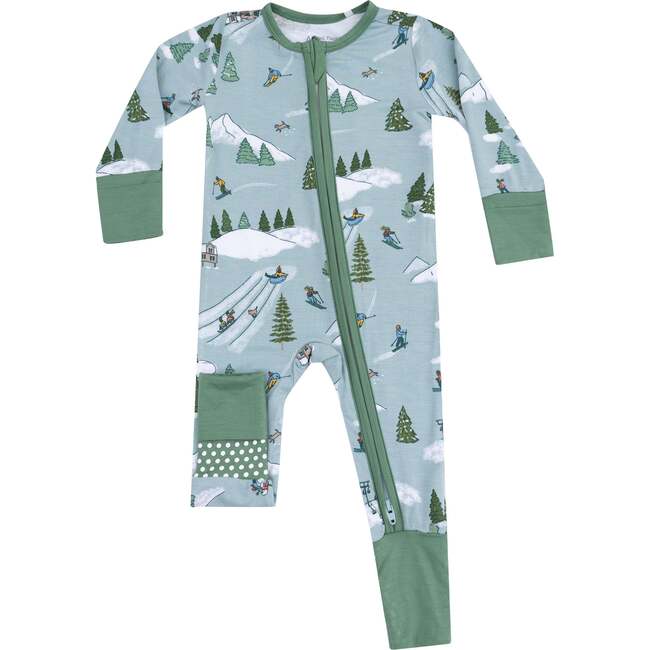 Convertible Romper Winter Fun Skiers