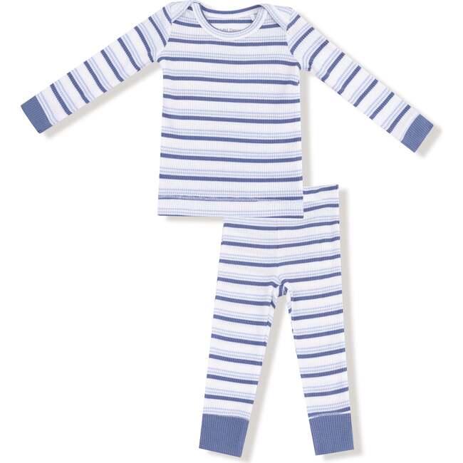 Long Sleeve Loungewear Set Vintage Stripe, Blue