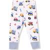 Long Sleeve Loungewear Set Crayon Construction - Mixed Apparel Set - 3
