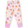 Long Sleeve Loungewear Set Pumpkins, Pink - Mixed Apparel Set - 3