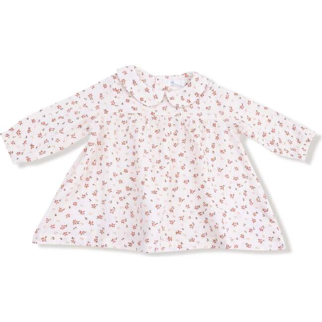 Long Sleeve Dress + Diaper Cover Carrie Floral, Muslin - Dresses - 2