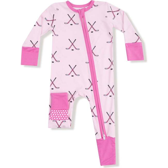 Convertible Romper Hockey, Pink