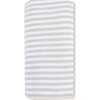 Swaddle Blanket Basics, Stripe, Mineral- Grey/White - Swaddles - 2