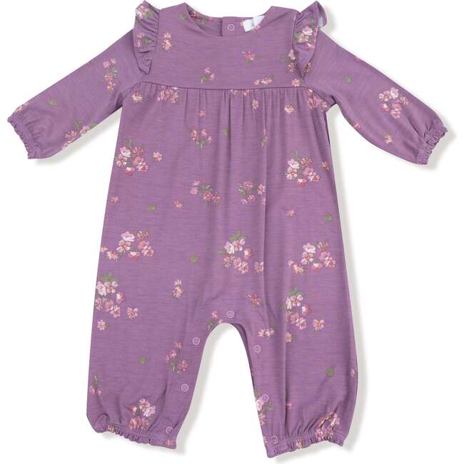Ruffle Sleeve Romper Woodsorrel