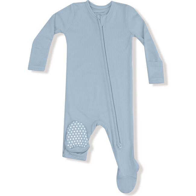 2 Way Zipper Footie Basics, Niagara Mist