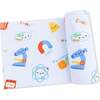 Swaddle Blanket Future Scientist, Blue - Swaddles - 1 - thumbnail