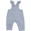 Front Snap Ruffle Overalls Corduroy, Quarry - Overalls - 3