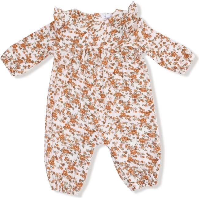 Ruffle Sleeve Romper Prairie Calico