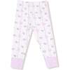 Long Sleeve Loungewear Set Dainty Buds and Bows Stripe - Mixed Apparel Set - 2