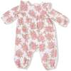 Ruffle Sleeve Romper Heirloom Bouquets - Rompers - 1 - thumbnail