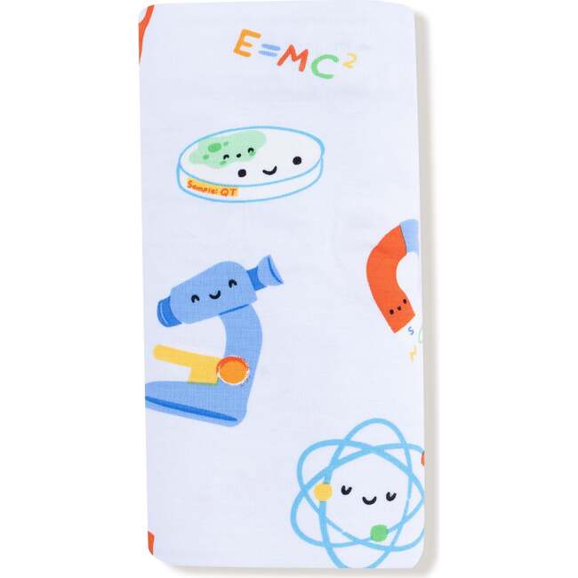Swaddle Blanket Future Scientist, Blue - Swaddles - 2