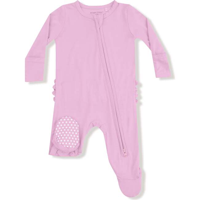 2 Way Zipper Ruffle Back Footie Basics, Pirouette
