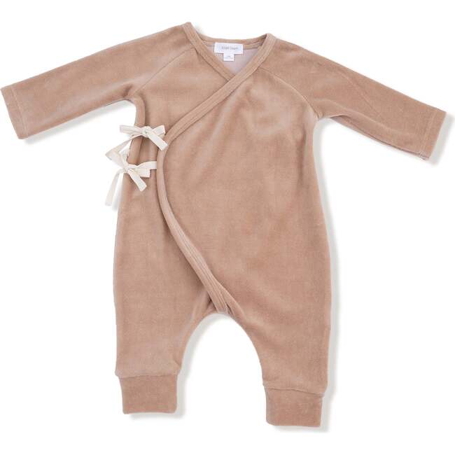 Velour Wrap Coverall Velour Teddy Bear