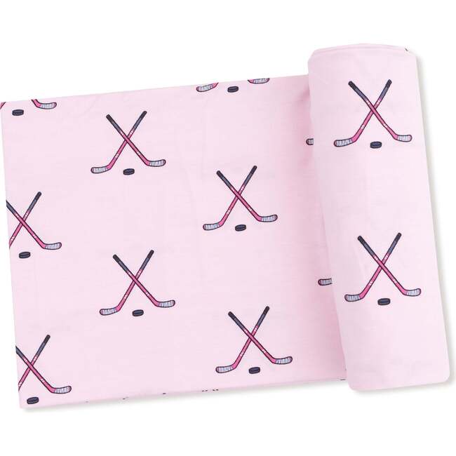 Swaddle Blanket Hockey, Pink