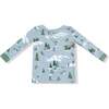 Long Sleeve Loungewear Set Winter Fun Skiers - Mixed Apparel Set - 2
