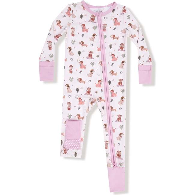 Convertible Romper Cowgirl Dogs