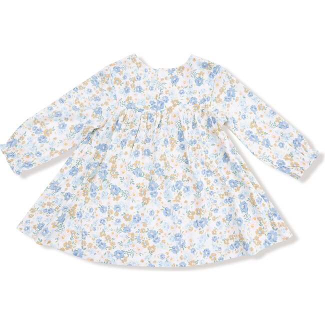 Smocked Ruffle Long Sleeve Dress + Legging Sweet Rose Calico - Mixed Apparel Set - 2