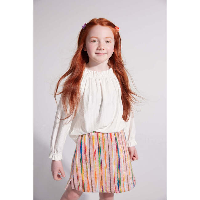 Tory Top, Snow Pointelle - Blouses - 3