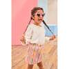 Mini Skirt, Wavy Pink Multi Wool - Skirts - 3