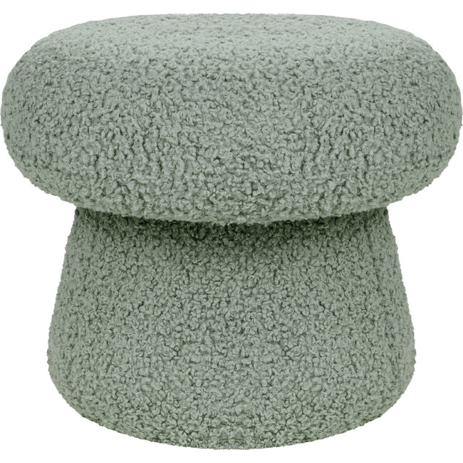Mushroom Pouf in Sage Teddy Loop