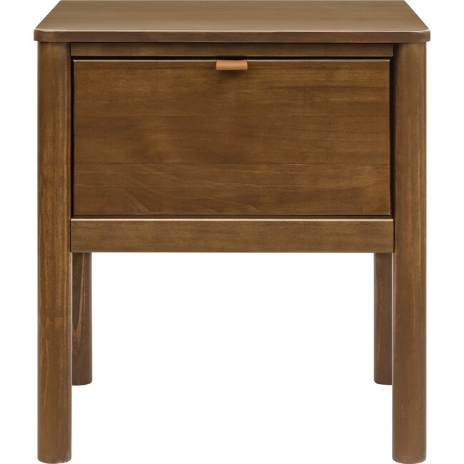 Bondi Nightstand, Assembled in Natural Walnut