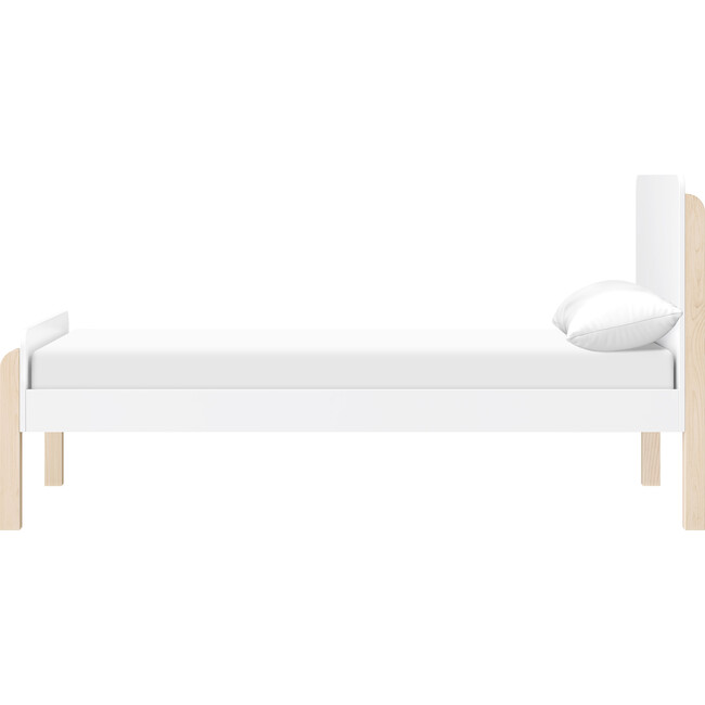 TipToe Twin Bed in White and Washed Natural