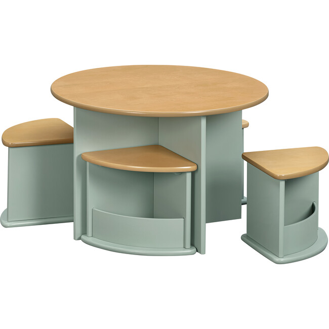 Nessa Nesting Play Table in Light Sage and Honey