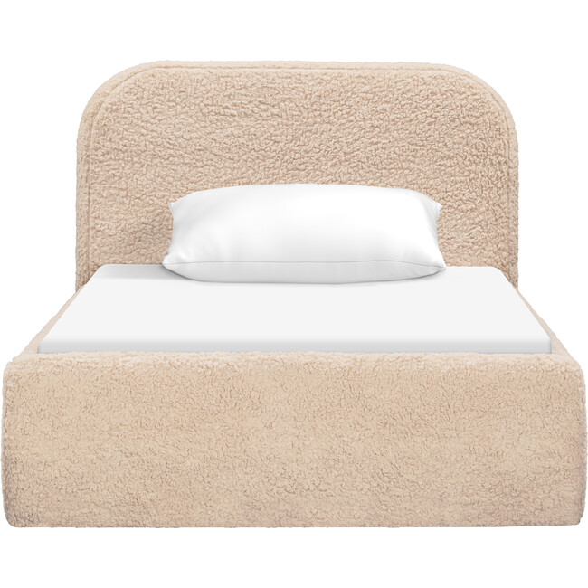 Nara Twin Bed in Chai Shearling