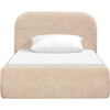 Nara Twin Bed in Chai Shearling - Beds - 1 - thumbnail