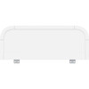 Twin/Full Bed Guardrail in White - Guard Rails - 1 - thumbnail