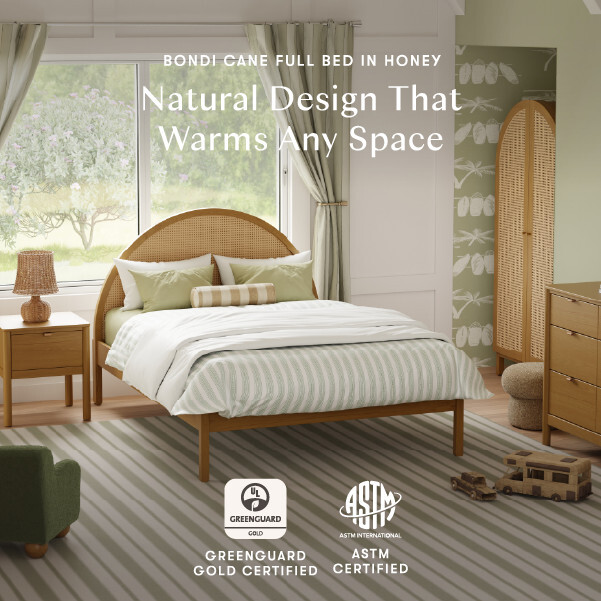 Bondi Cane Full Bed in Honey - Beds - 3