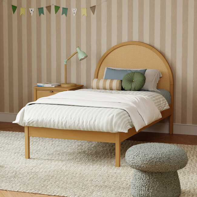 Bondi Cane Twin Bed in Honey - Beds - 2