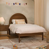 Bondi Twin Bed in Natural Walnut - Beds - 2