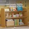 Melo Montessori-Inspired Bookcase in Honey - Storage - 4