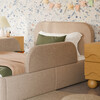 Upholstered Twin/Full Bed Guardrail in Chai Shearling - Guard Rails - 2
